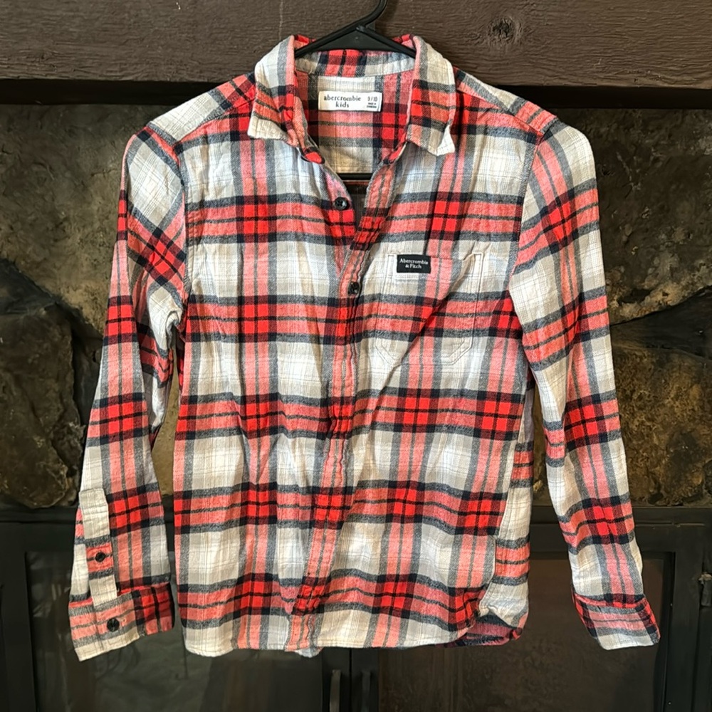 Abercrombie kids 9/10 flannel really cute!!